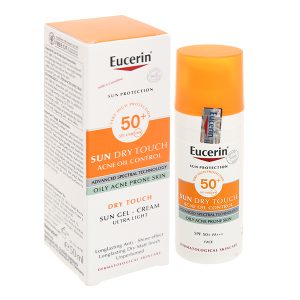 Kem chống nắng Eucerin Sun Dry Touch Oil Control Face SPF 50+/PA+++ giảm nhờn chai 50ml
