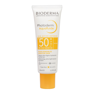 Kem chống nắng Bioderma Photoderm Aquafluide SPF50+ giảm bóng nhờn trên da tuýp 40ml