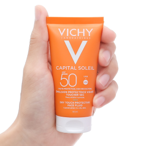 Kem chống nắng Vichy Capital Soleil Dry Touch Protective Face Fluid SPF 50 tuýp 50ml