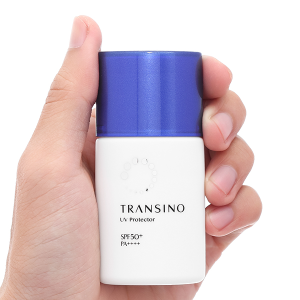 Kem chống nắng Transino UV Protector SPF 50+/PA++++ dưỡng ẩm, trắng da tuýp 30ml