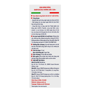 Kem đánh răng Babycoccole ngăn ngừa sâu răng cho bé hương dâu tuýp 75ml