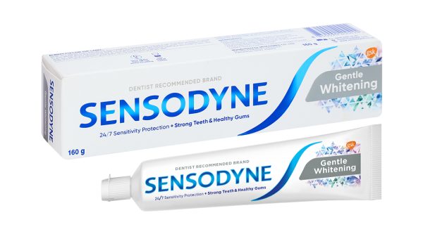 Kem đánh răng Sensodyne Gentle Whitening giúp làm trắng răng tuýp 160g