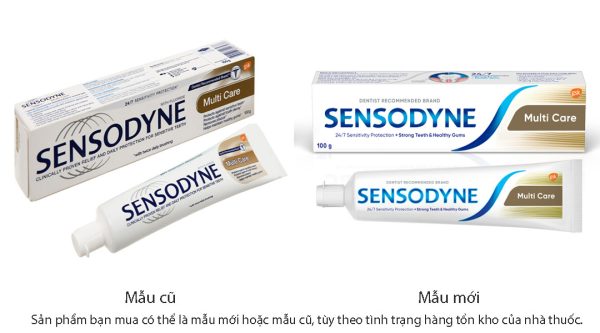 Kem đánh răng Sensodyne Multi Care bảo vệ răng, giảm ê buốt tuýp 100g