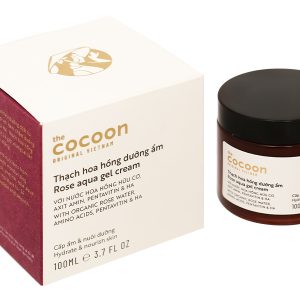 Thạch hoa hồng Cocoon nuôi dưỡng, khóa ẩm da suốt 24 giờ hũ 100ml