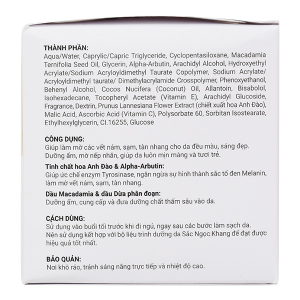 Kem dưỡng da ban đêm Sắc Ngọc Khang làm mờ thâm nám hũ 30g