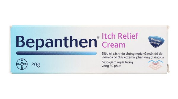 Kem Bepanthen Itch Relief Cream giảm ngứa, mẩn đỏ do viêm da tuýp 20g