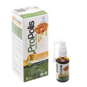 Xịt họng keo ong Ivy Propolis hỗ trợ giảm ho, đau rát họng chai 30ml