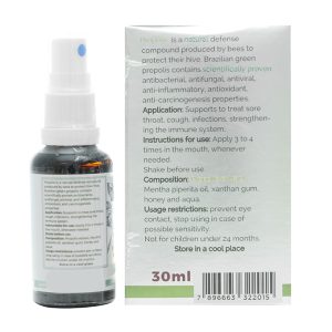 Xịt họng keo ong Propolis Mint and Honey Tracybee giảm viêm, đau họng chai 30ml