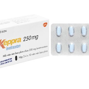 Keppra 250mg trị các cơn động kinh (3 vỉ x 10 viên)