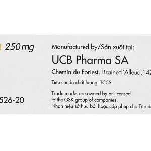 Keppra 250mg trị các cơn động kinh (3 vỉ x 10 viên)