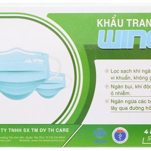 Khẩu trang y tế Winer 4 lớp màu xanh hộp 50 cái