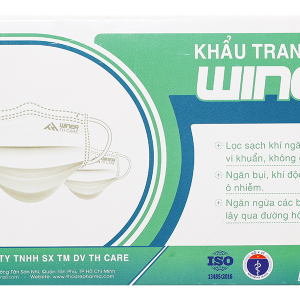 Khẩu trang y tế Winer 4 lớp màu trắng hộp 50 cái