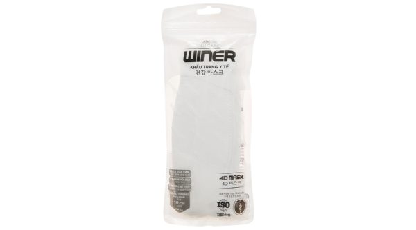 Khẩu trang y tế Winer KF94 4D màu trắng gói 10 cái