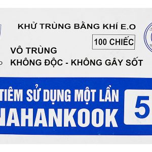 Bơm kim tiêm Vinahankook (5ml/cc) hộp 100 cái