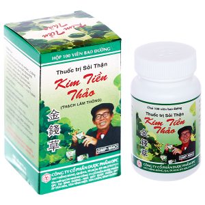 Viên bao đường Kim Tiền Thảo OPC trị sỏi đường tiết niệu, sỏi thận chai 100 viên
