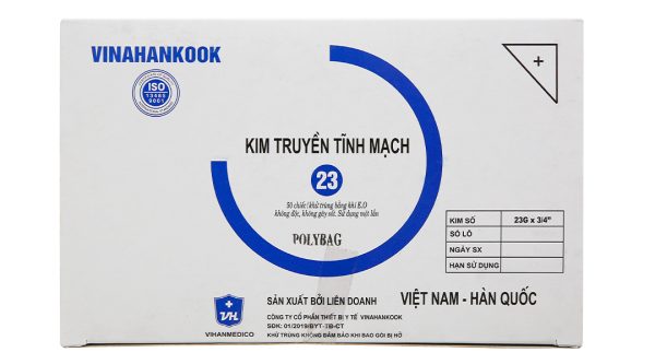 Kim truyền tĩnh mạch 23 Vinahankook hộp 50 cái