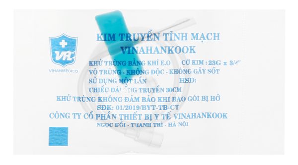 Kim truyền tĩnh mạch 23 Vinahankook hộp 50 cái