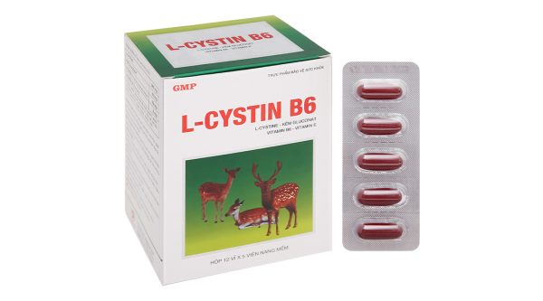 L-Cystin B6 làm đẹp da, tóc, móng hộp 60 viên