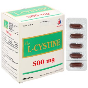 L-Cystine Domesco 500mg trị rối loạn dưỡng tóc và móng (12 vỉ x 5 viên)