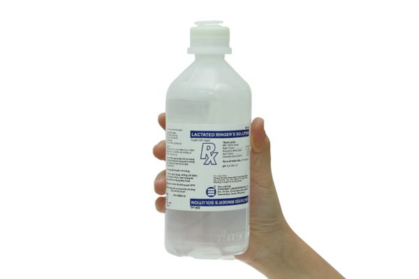 Dịch truyền Lactated Ringer's Solution Euro-Med bù nước, điện giải chai 500ml