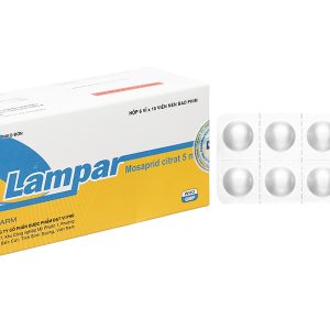 Lampar 5mg trị triệu chứng dạ dày - ruột (6 vỉ x 10 viên)