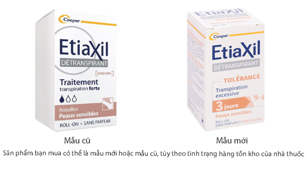 Lăn khử mùi Etiaxil giúp khử mùi hôi dưới cánh tay cho da siêu nhạy cảm chai 15ml