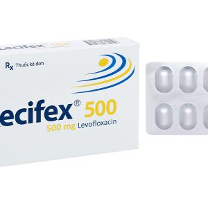 Lecifex Abbott 500mg trị nhiễm khuẩn nhẹ, vừa và nặng (1 vỉ x 10 viên)