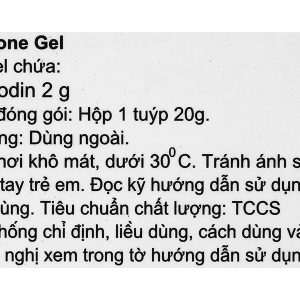 Leopovidone Gel sát khuẩn, sát trùng ngoài da tuýp 20g