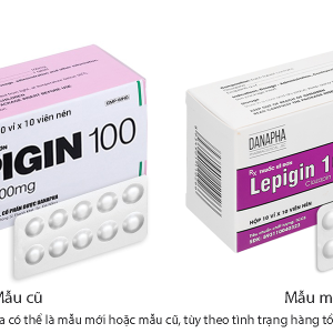 Lepigin 100 trị tâm thần phân liệt kháng trị, rối loạn tâm thần (10 vỉ x 10 viên)