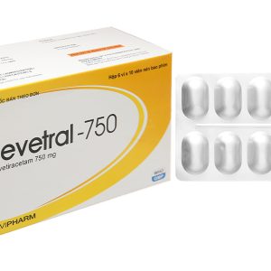 Levetral-750 trị động kinh (6 vỉ x 10 viên)