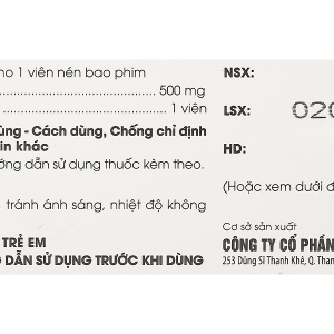 Levpiram 500mg điều trị động kinh (5 vỉ x 10 viên)