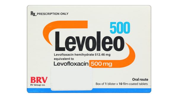 Levoleo 500 điều trị nhiễm khuẩn (1 vỉ x 10 viên)