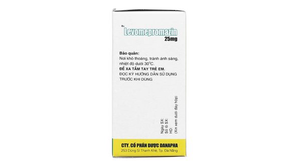 Levomepromazin Danapha 25mg trị tâm thần phân liệt lọ 100 viên