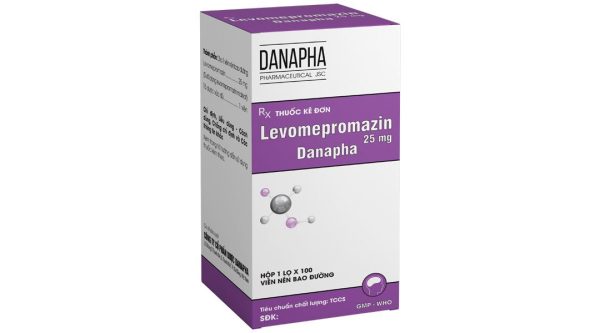 Levomepromazin Danapha 25mg trị tâm thần phân liệt lọ 100 viên