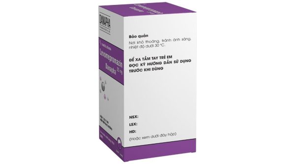 Levomepromazin Danapha 25mg trị tâm thần phân liệt lọ 100 viên