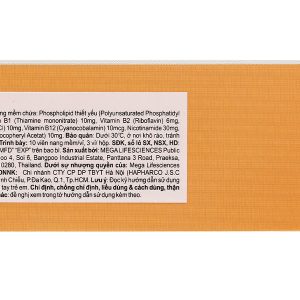 Livolin Forte hỗ trợ trị các bệnh lý về gan (3 vỉ x 10 viên)