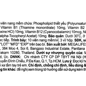 Livolin Forte hỗ trợ trị các bệnh lý về gan (3 vỉ x 10 viên)