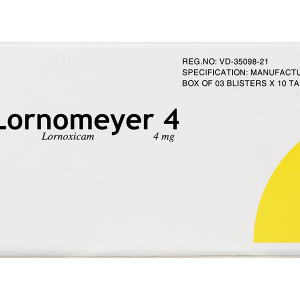 Lornomeyer 4 giảm đau, kháng viêm xương khớp (3 vỉ x 10 viên)