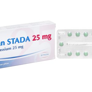 Losartan Stada 25mg trị tăng huyết áp (2 vỉ x 15 viên)