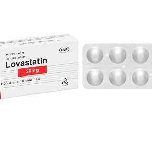 Lovastatin TV Pharm 20mg phòng ngừa biến cố tim mạch, rối loạn lipid (3 vỉ x 10 viên)