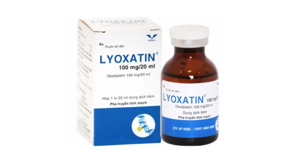 Dung dịch tiêm Lyoxatin 100mg/20ml chỉ định trong điều trị ung thư đại tràng chai 20ml