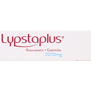 Lypstaplus 20/10mg điều trị tăng cholesterol máu nguyên phát (3 vỉ x 10 viên)
