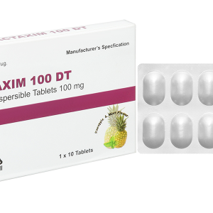 Mactaxim 100 DT trị nhiễm khuẩn (1 vỉ x 10 viên)