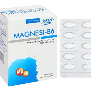 Magnesi-B6 điều trị thếu magnesi và vitamin B6 (10 vỉ x 10 viên)