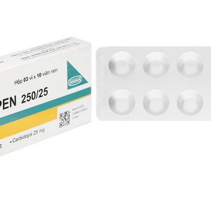 Masopen 250/25 trị Parkinson (3 vỉ x 10 viên)