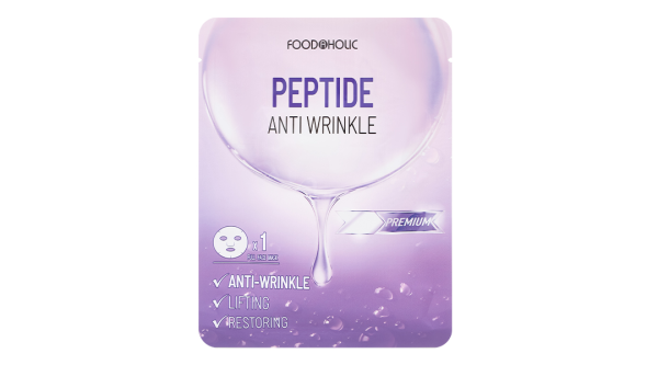 Mặt nạ Foodaholic Peptide Anti Wrinkle trẻ hóa, lấp đầy nếp nhăn miếng 23ml