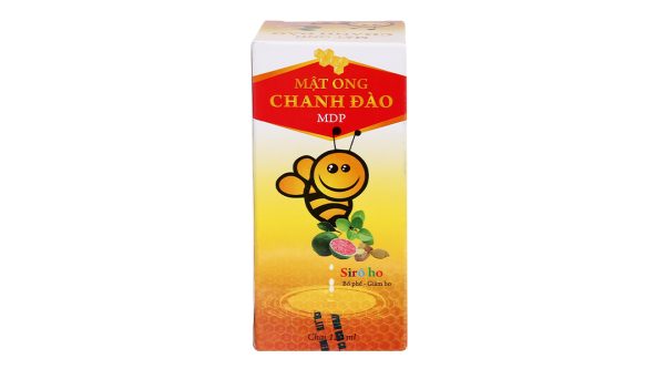 Siro Mật Ong Chanh Đào MDP hỗ trợ giảm ho, bổ phổi chai 120ml