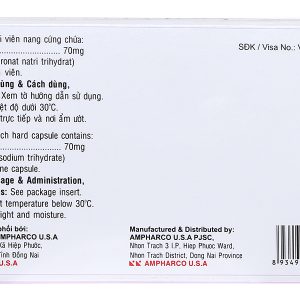 Maxx Women Capsule 70mg trị loãng xương (1 vỉ x 4 viên)