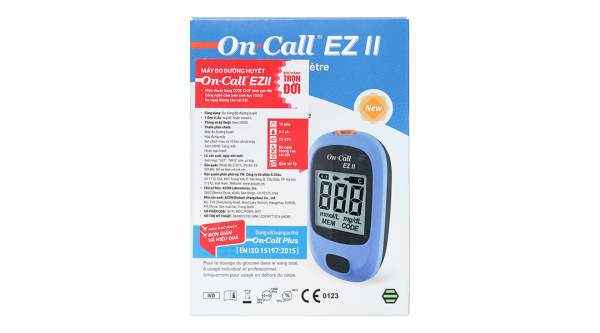 Máy đo đường huyết On Call EZ II (không tặng kèm que thử đường huyết)