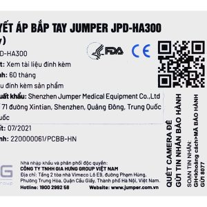 Máy đo huyết áp bắp tay JUMPER JPD-HA300